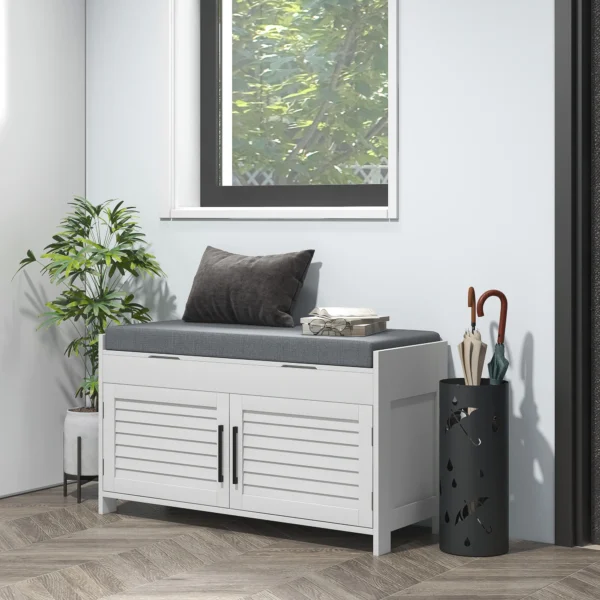 Entryway Bench with Hidden Compartments