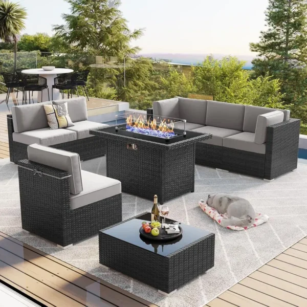 8-Piece Outdoor Patio Furniture