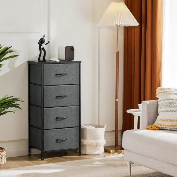 Fabric Drawer Nightstand